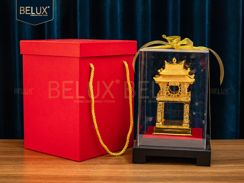 Mô hình khuê văn các mạ vàng 24k